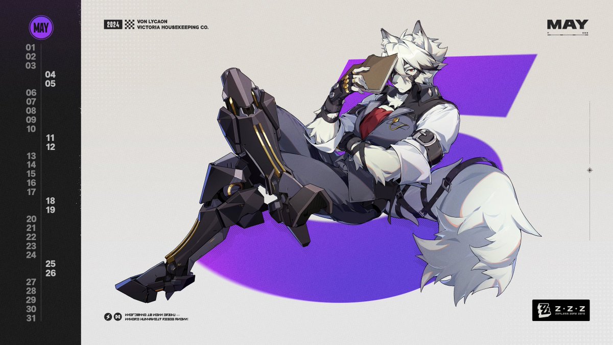 All Zenless Calendar Official Arts 

#ZenlessZoneZero #ZZZero #ZZZ