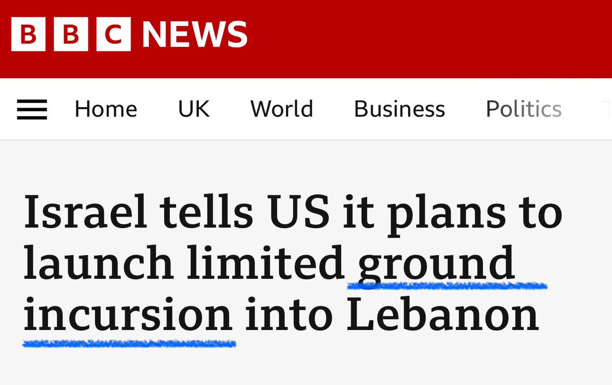 The word you’re looking for is “invasion.” 

Israel is invading Lebanon, a sovereign country.
