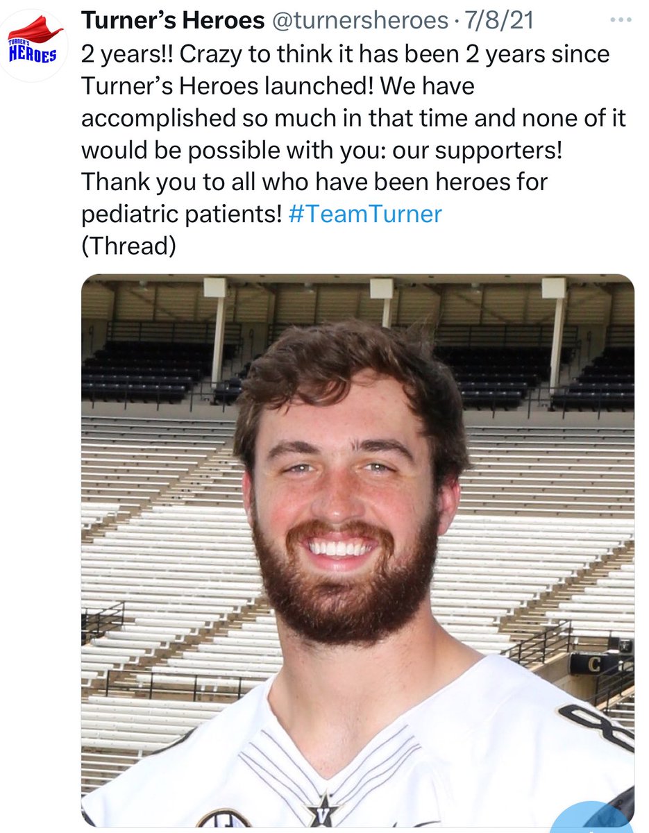 Derek Mason (@coachderekmason) on Twitter photo Your legacy lives on through the work being done to find a cure, give hope and provide joy to those who need it. Go to <a href="/turnersheroes/">Turner’s Heroes</a> to see what you can do to help…Happy BirthdayTurner🎊🎉🎈 & I we all miss you ❤️🙏🏾 Your legacy lives on through the work being done to find a cure, give hope and provide joy to those who need it. Go to <a href="/turnersheroes/">Turner’s Heroes</a> to see what you can do to help…Happy BirthdayTurner🎊🎉🎈 & I we all miss you ❤️🙏🏾