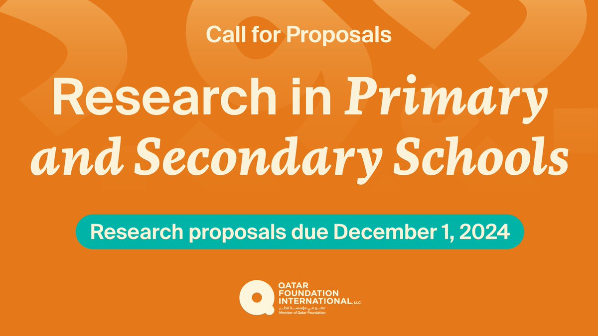 NEW Call for Proposals: Research in Primary and Secondary Schools
We invite researchers and educators to submit proposals addressing the top 10 research priorities identified at the Oxford/QFI Forum.
🗓️ Learn more and submit your proposal by 12.1.24: bit.ly/47KgLGZ