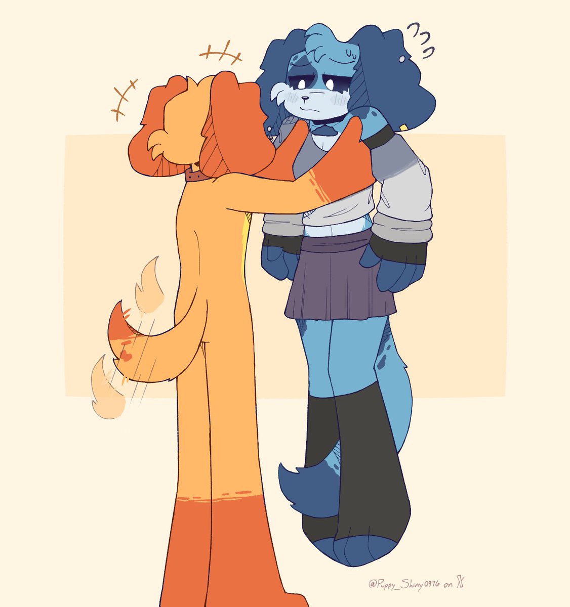 Jaja Me gustó 💕 (🐶☀️-🐶☁️) #SmilingCritters #Dogday