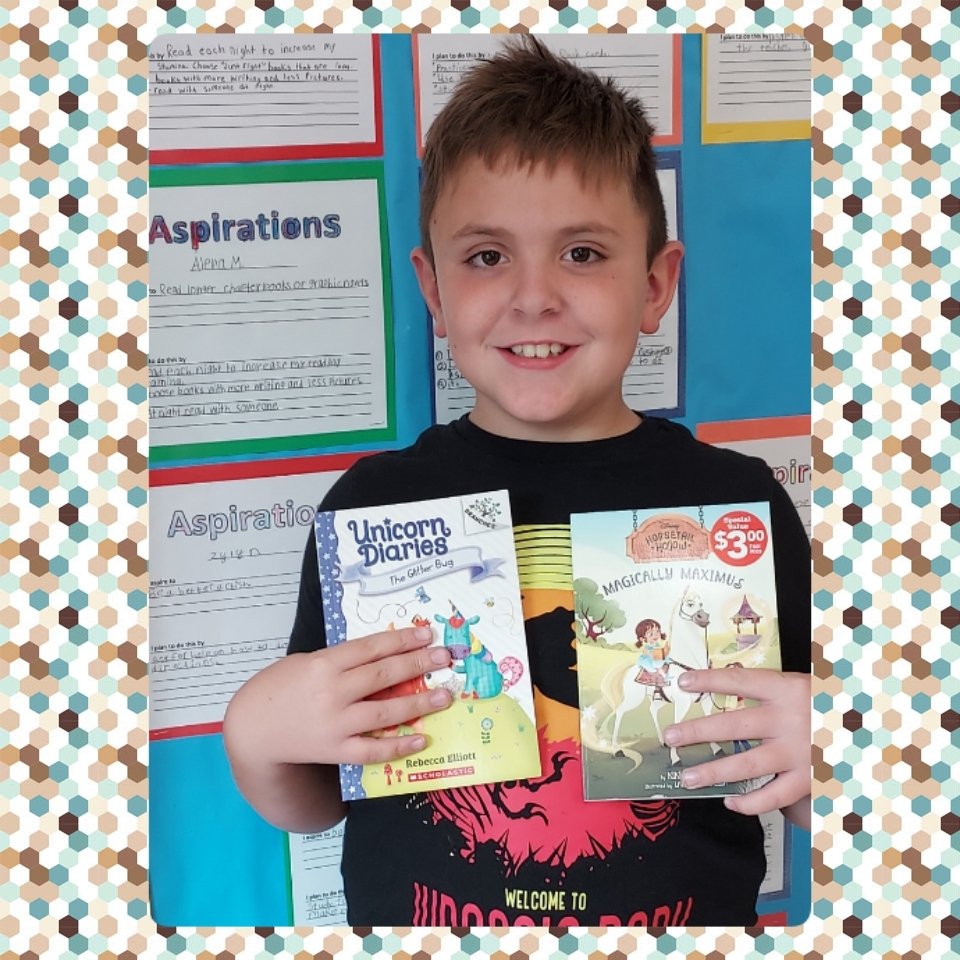 Thank you to this student and his family for purchasing these books for our classroom library. <a href="/Clara_BartonPTA/">Clara Barton PTA</a> <a href="/m/">M</a>