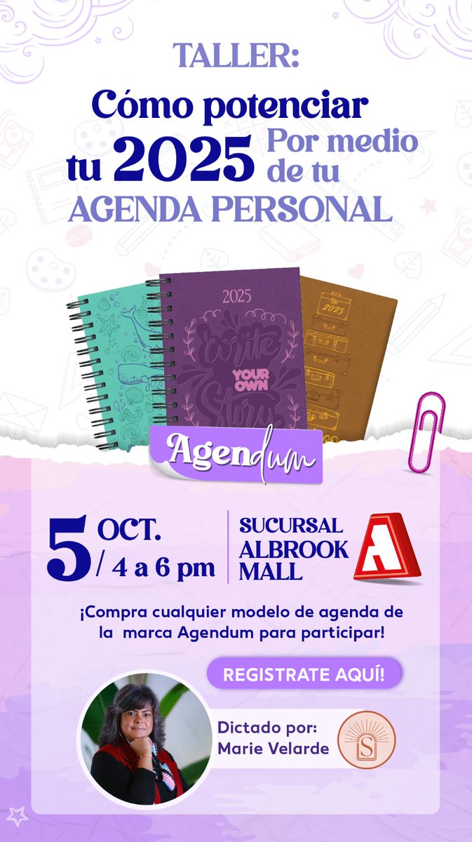 ¡Prepárate para que el 2025 sea tu mejor año! Adquiere tu Agenda Agendum, regístrate y participa de este interesante taller aquí:

arrocha.com/pages/taller-p…

¡No te lo puedes perder!