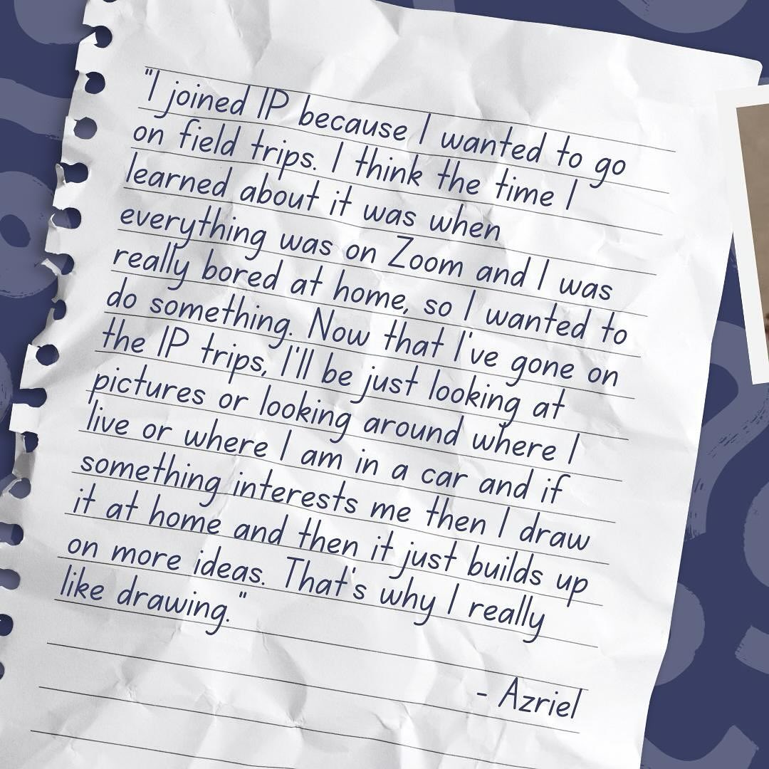 InneractProject's tweet image. Before becoming an IP student, Azriel wanted a creative outlet and new learning opportunities.
The daughter of our program coordinator Alondra, Azriel joined IP and grew in her passion and practice for drawing.
👇🏾 Read more from mother and daughter's POVs! #LatinxHeritageMonth