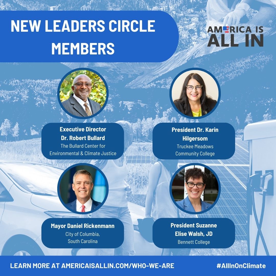 Today, I am excited to share that I have joined <a href="/americaisallin/">America Is All In</a> as a member of their Leaders Circle!

#AllInOnClimate #TMCCPride