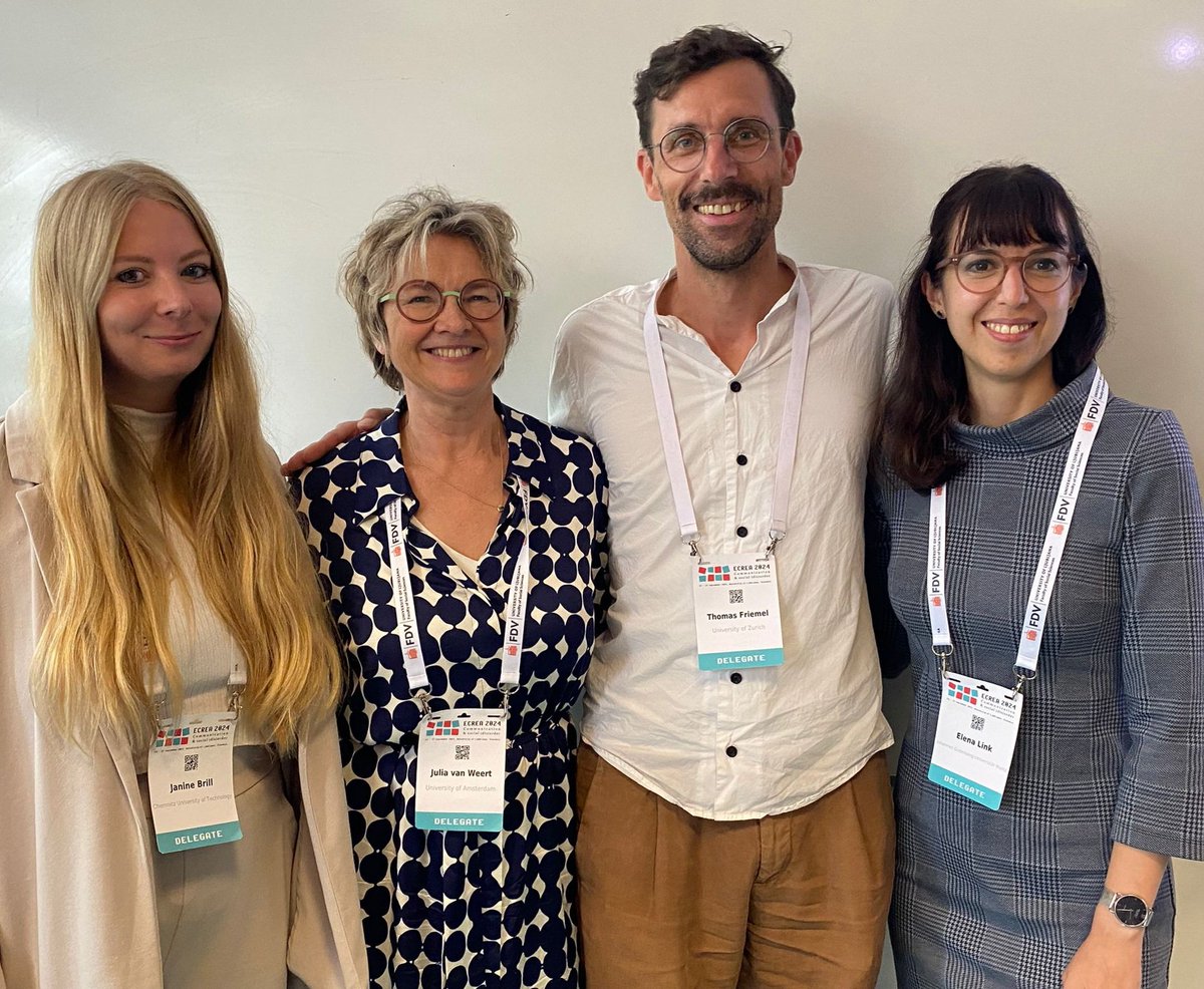 Health Communication Thematic Section ECREA (@healthcomeurope) on Twitter photo 📢 News from our Section❗️We congratulate our newly elected Chair <a href="/th_friemel/">Thomas Friemel</a> and Vice-Chairs @ElenaLink11, Rita Araújo and <a href="/LinnAnnemiek/">Annemiek Linn</a>. <a href="/brill_janine/">Janine Brill</a> remains <a href="/yecrea_eu/">YECREA</a> Representative. Thanks to previous Chair <a href="/JuliavanWeert/">Julia van Weert I @JuliavanWeert@mastodon.nl</a> for her many years of service and excellent work 👏 📢 News from our Section❗️We congratulate our newly elected Chair <a href="/th_friemel/">Thomas Friemel</a> and Vice-Chairs @ElenaLink11, Rita Araújo and <a href="/LinnAnnemiek/">Annemiek Linn</a>. <a href="/brill_janine/">Janine Brill</a> remains <a href="/yecrea_eu/">YECREA</a> Representative. Thanks to previous Chair <a href="/JuliavanWeert/">Julia van Weert I @JuliavanWeert@mastodon.nl</a> for her many years of service and excellent work 👏