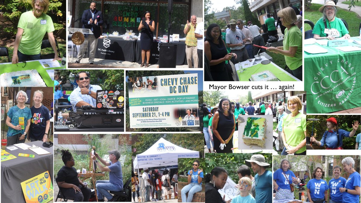 ChevyChaseDC's tweet photo. Chevy Chase DC Day was great. Thank you @MayorBowser @CMFrumin and @CMLewisGeorgeW4 for joining us to celebrate our special neighborhood. https://t.co/YCoEFnmNbk