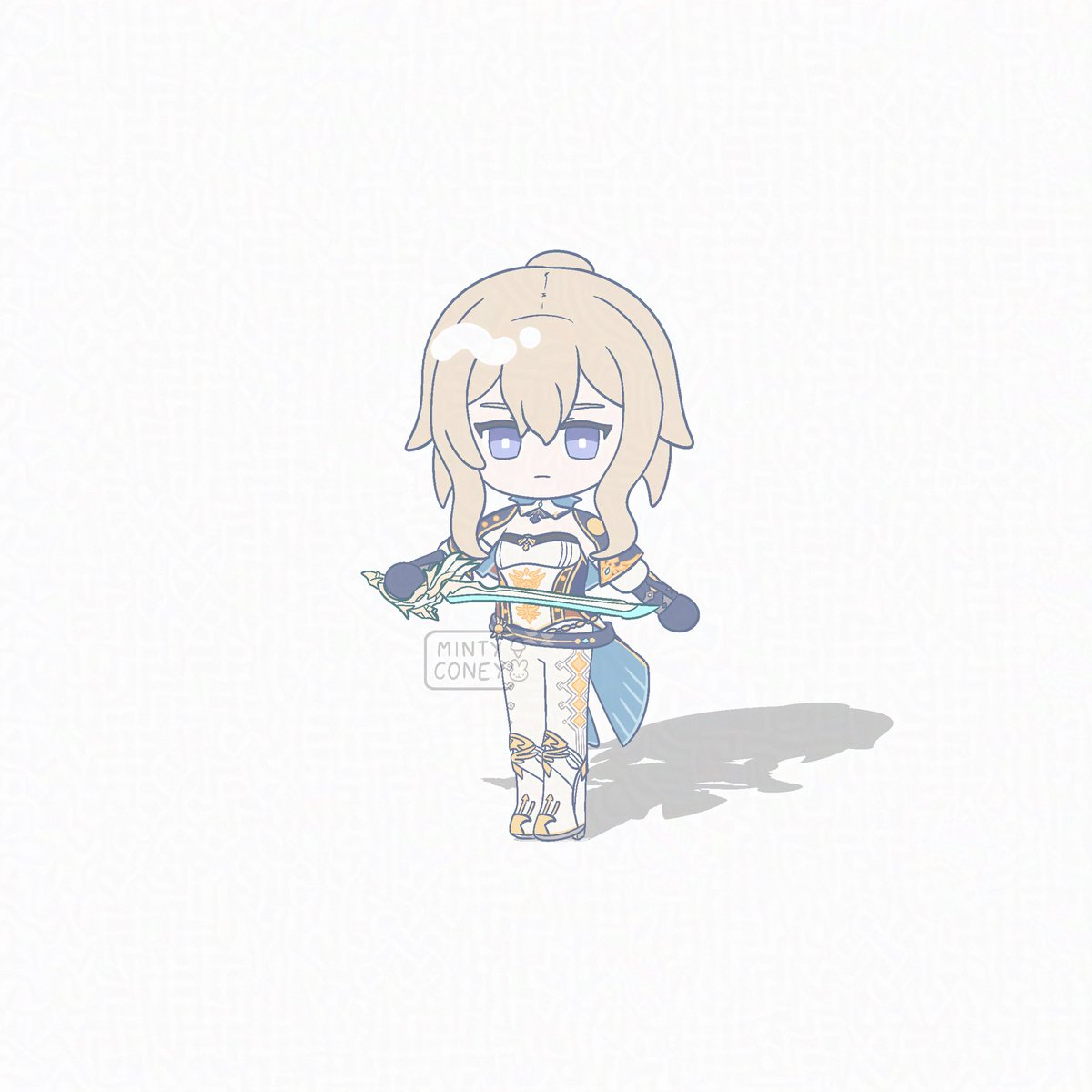 mintyconey's tweet photo. Swordtember Day 30 - Jean &amp; Aquila Favonia
#swordtember #genshin #jean https://t.co/StVC4UtcYM