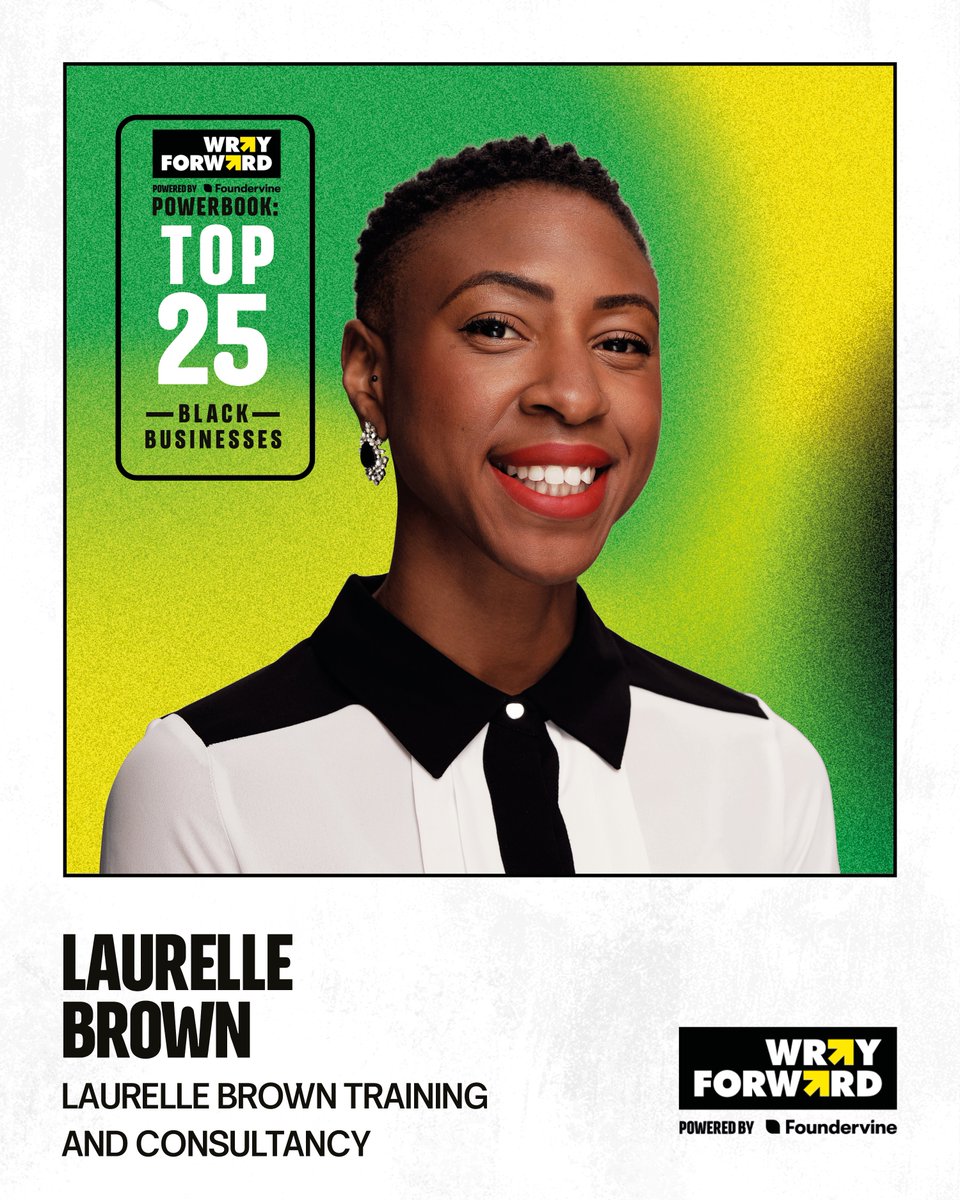 Laurelle Brown (@brownlaurelle) on Twitter photo Thrilled to be included in the first #WrayForwardPowerbook, highlighting 25 exceptional Black and Mixed-Black heritage entrepreneurs in the UK!
Honoured to represent and inspire future entrepreneurs, as we break barriers for racialised children.
<a href="/foundervine/">Foundervine</a> <a href="/WrayAndNephewUK/">Wray & Nephew UK</a> Thrilled to be included in the first #WrayForwardPowerbook, highlighting 25 exceptional Black and Mixed-Black heritage entrepreneurs in the UK!
Honoured to represent and inspire future entrepreneurs, as we break barriers for racialised children.
<a href="/foundervine/">Foundervine</a> <a href="/WrayAndNephewUK/">Wray & Nephew UK</a>