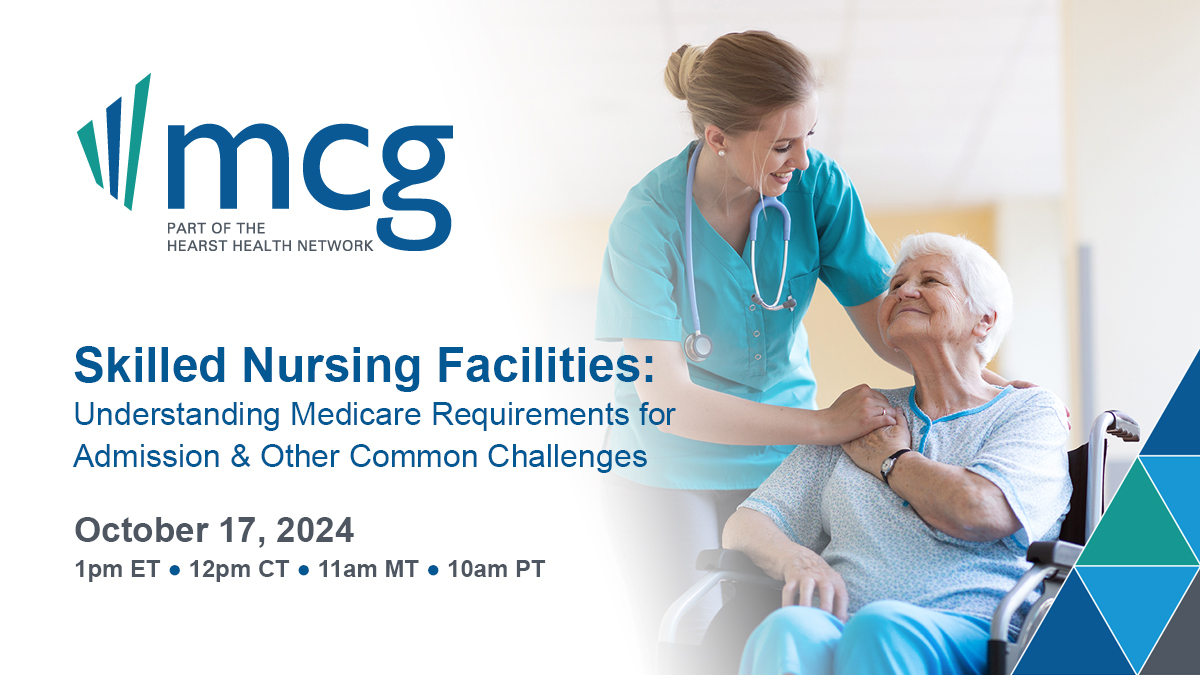 MCG (@mcg_health) on Twitter photo Register for MCG's Oct. 17 webinar where we will explore how <a href="/CMSGov/">CMSGov</a> guidance is used in clinical guidelines for skilled #nursing facilities (SNFs): bit.ly/4dok5IV #healthcare Register for MCG's Oct. 17 webinar where we will explore how <a href="/CMSGov/">CMSGov</a> guidance is used in clinical guidelines for skilled #nursing facilities (SNFs): bit.ly/4dok5IV #healthcare
