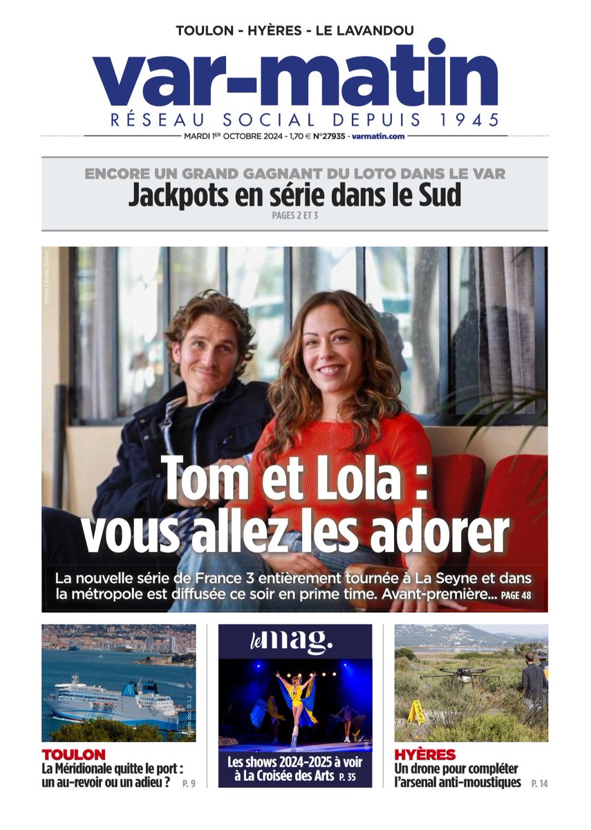 À lire ce mardi dans <a href="/Var_Matin/">Var-matin</a>