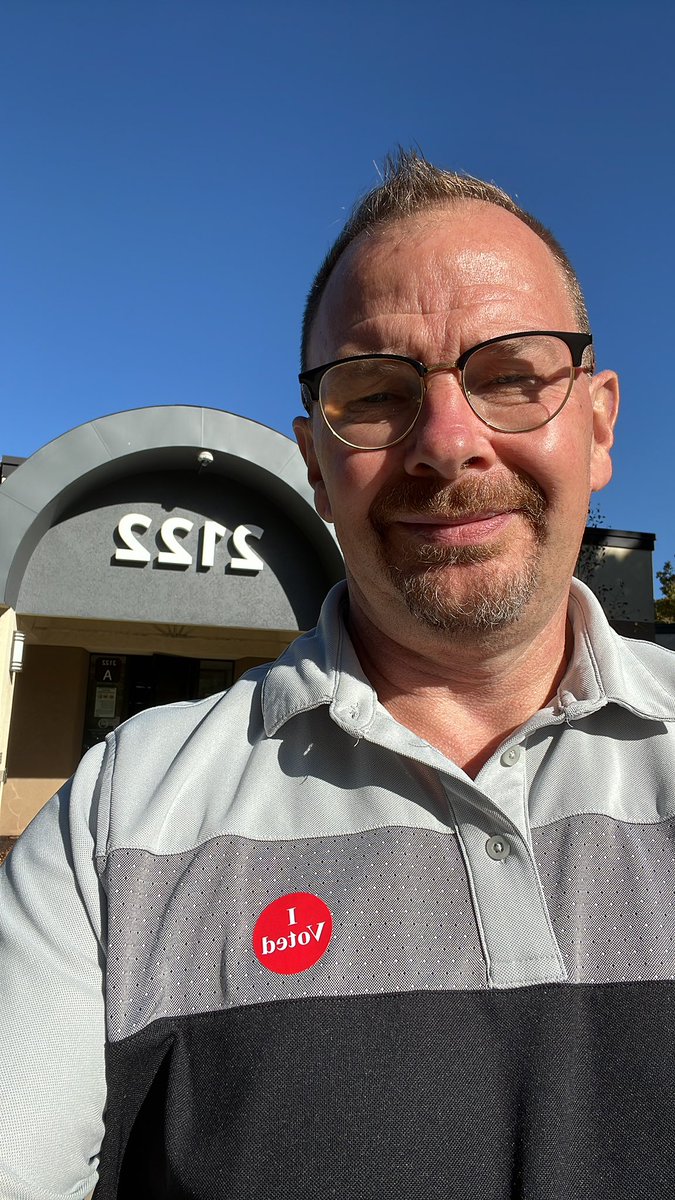 Time to vote! Join me!