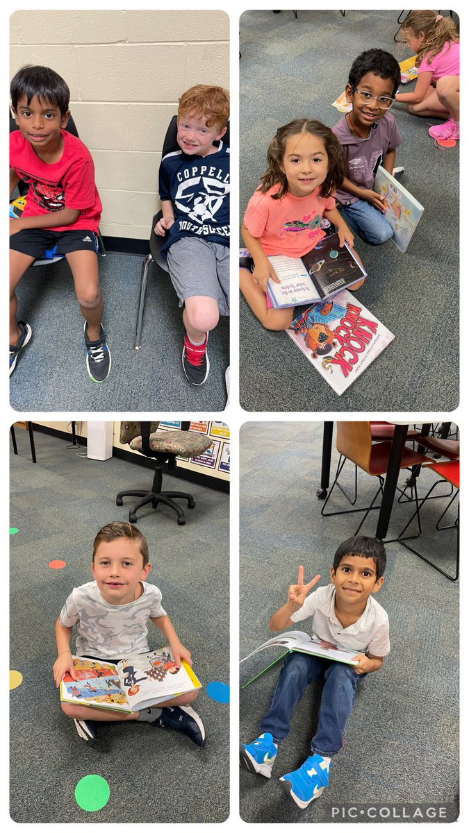We love Mondays because we get to go to the library!!!📚