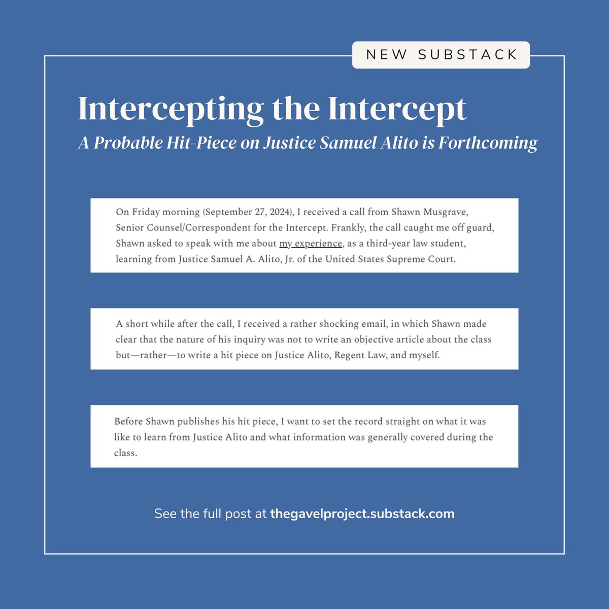 New S*bstack article from <a href="/thegavelproject/">The Gavel Project</a>! 

thegavelproject.s*bstack.com

Replace the “*” with a “u” in your web browser.