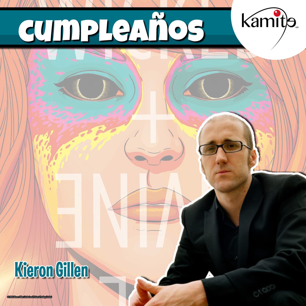 Kamite5's tweet photo. Sobrinos 🥳 hoy es el cumpleaños de #KieronGillen, increíble autor de #Phonogram y #TheWickedandtheDivine. 🎂✨
Phonogram 👉 https://t.co/zqGZiLXV24
The Wicked and the divine 👉 https://t.co/iSiKI262WX
¡Feliz cumpleaños Kieron! 🎉 https://t.co/BQgF2JSKhf