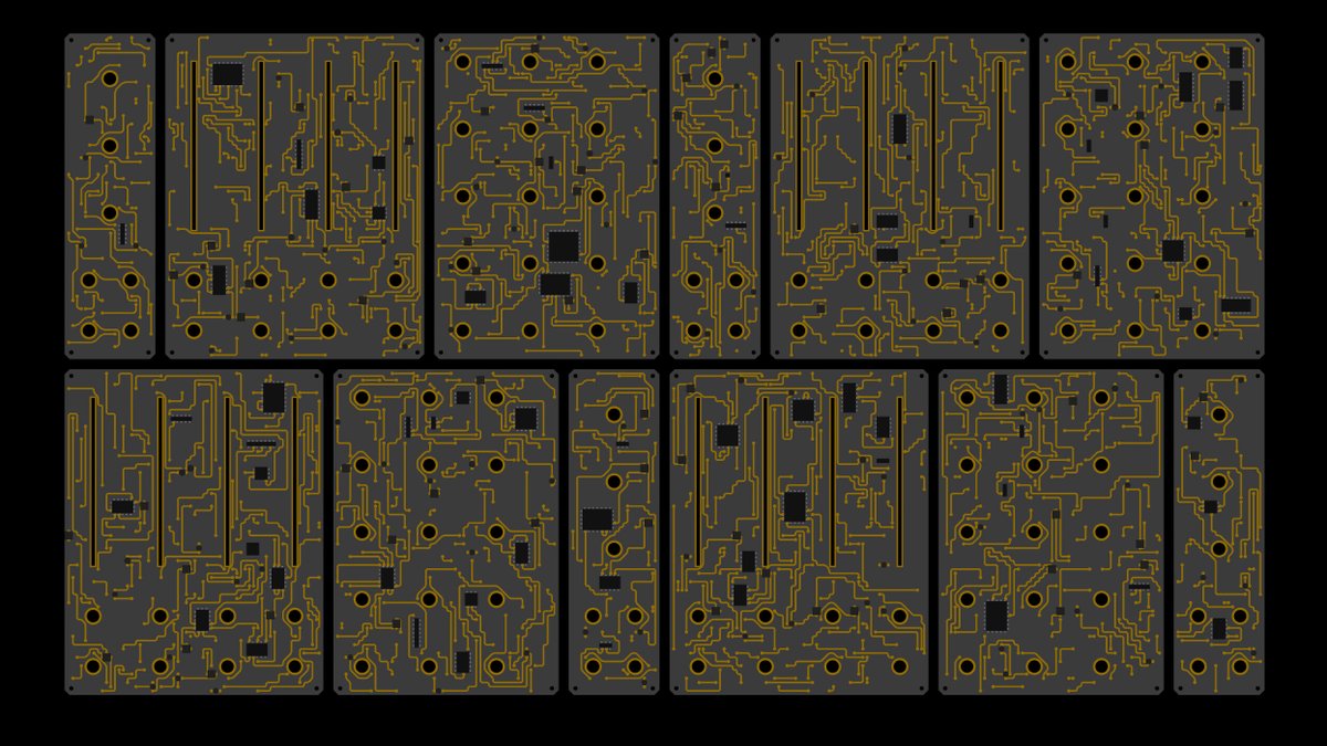danchez_cgi's tweet image. should have made more modules, but added pcb generator instead:)
#houdini #modularsynth