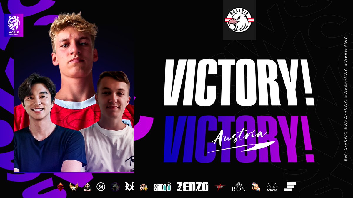 🟣 𝐑𝐄𝐒𝐔𝐋𝐓 𝟒 - 𝐃𝐀𝐘 𝟐
🎯 𝐑𝐎𝐔𝐍𝐃 𝟒

AUSTRIA REVIVED 🔥! They snagged 3 VITAL POINTS against the Czech Republic, keeping their dreams alive for a shot at the top 4 in their group! 📊

🇦🇹 <a href="/TeamAustriaCR/">TeamAustriaCR</a> 3️⃣
🆚
🇨🇿 <a href="/TeamCZE_CR/">Team Czech Republic CR</a> 0️⃣
🎖️ MVP: <a href="/D3stroy3r_cr/">D3stroy3r</a> (2-0)

#SMCY2024