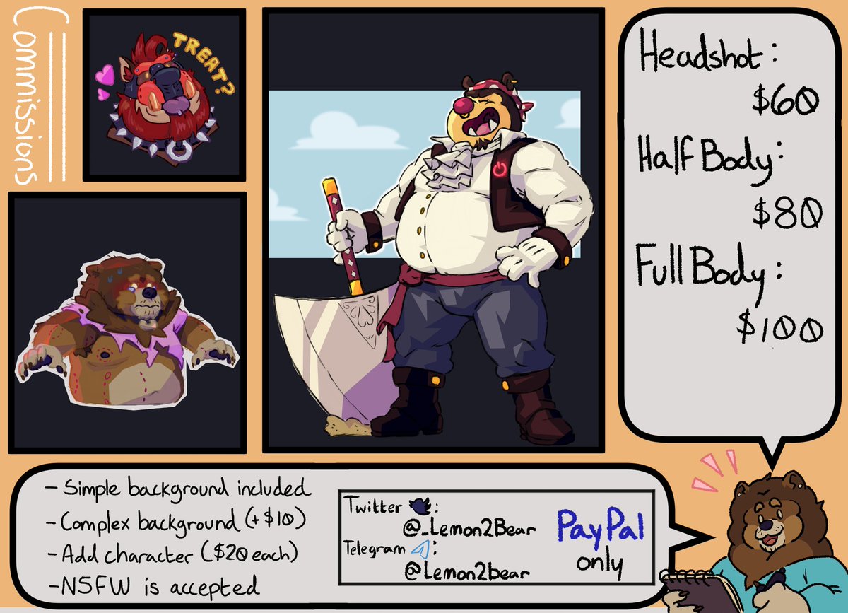 Bearlemon tweet media