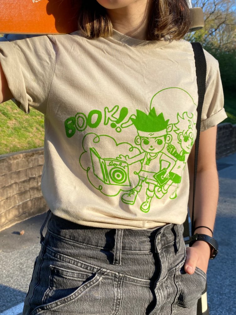 OPENING EMERGENCY PRE-ORDERS for these lil oak leaf shirts in time for fall + bringing back my old hxh shirt🤍 i am trying to raise $400 for this month’s rent due tomorrow, so any shares are appreciated! link to sh0p in bio 🥺💞
