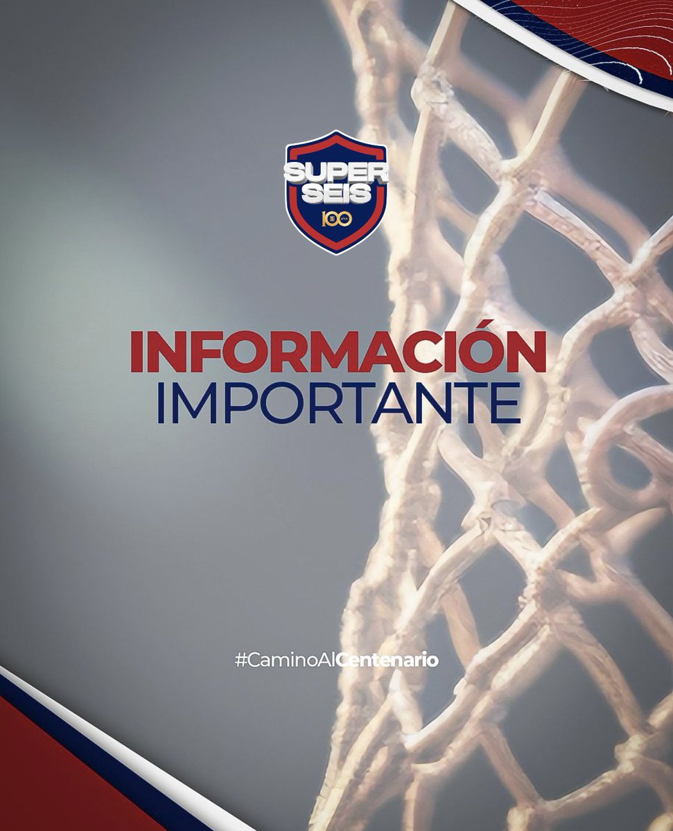 #InfoIMPORTANTE

🏆SÚPER SEIS 100 AÑOS

Se confirmó la sede y fecha para la definición🔻

🔹Tercer Puesto
<a href="/cbarrioparque/">Club Atlético Barrio Parque</a> Vs <a href="/InstitutoACC/">Instituto ACC</a> 
📍B. Parque (Córdoba)
🗓️ 2/10
⌚️21:00hs

🔹La Final
<a href="/sociosidscoliva/">INDEPENDIENTE OLIVA</a> Vs <a href="/Atenas_oficial/">Asociación Deportiva Atenas</a> 
📍Oliva
🗓️ 3/10
⌚️21:00hs

#CaminoAlCentenario