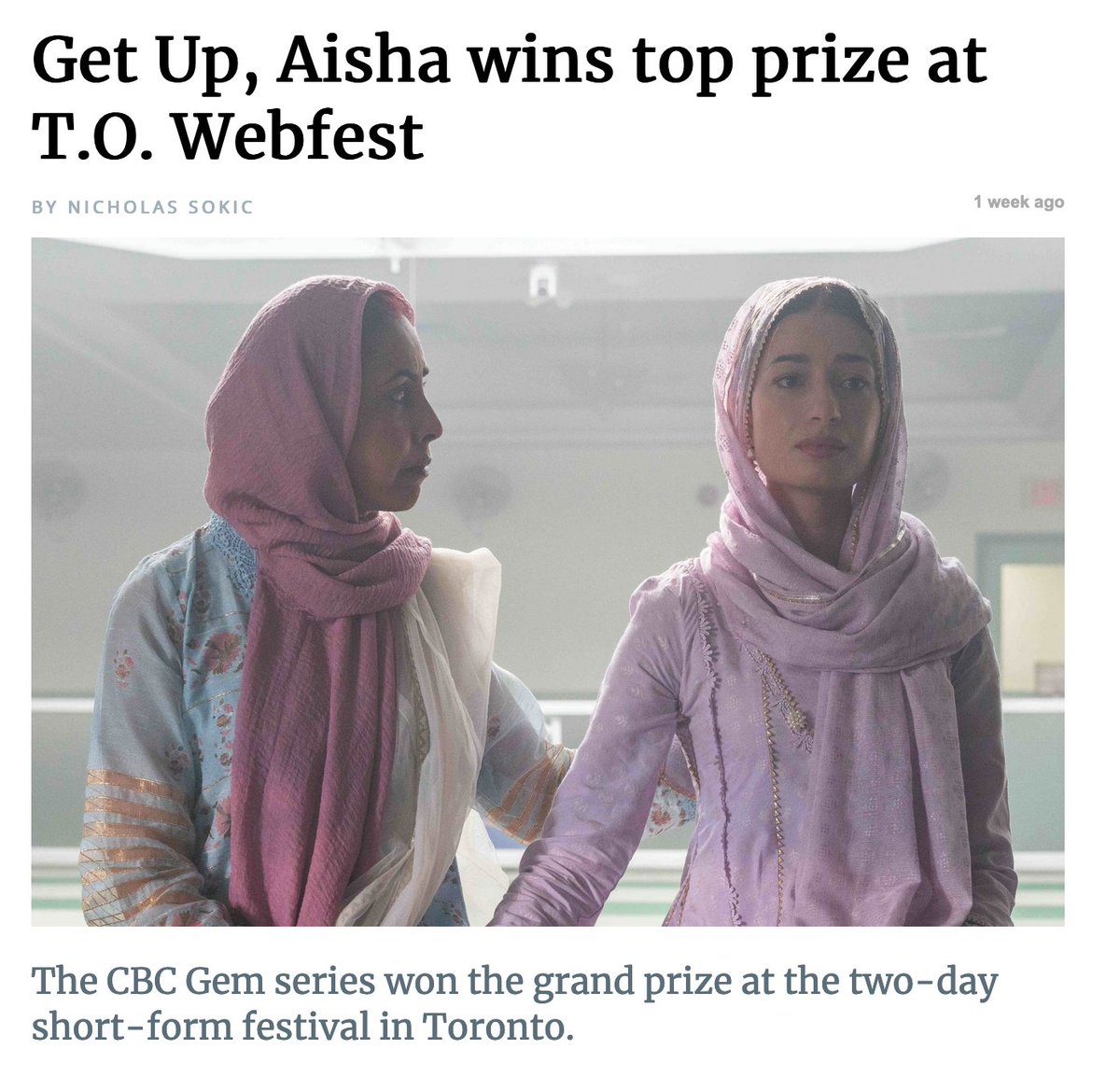 TOWebFest's tweet image. In case you missed it! Check out the latest article in Playback!

playbackonline.ca/2024/09/23/get…

#festival #towebfest #press #webseries #toronto #competition #pitch #awardwinners #shortform #cbcgem #series