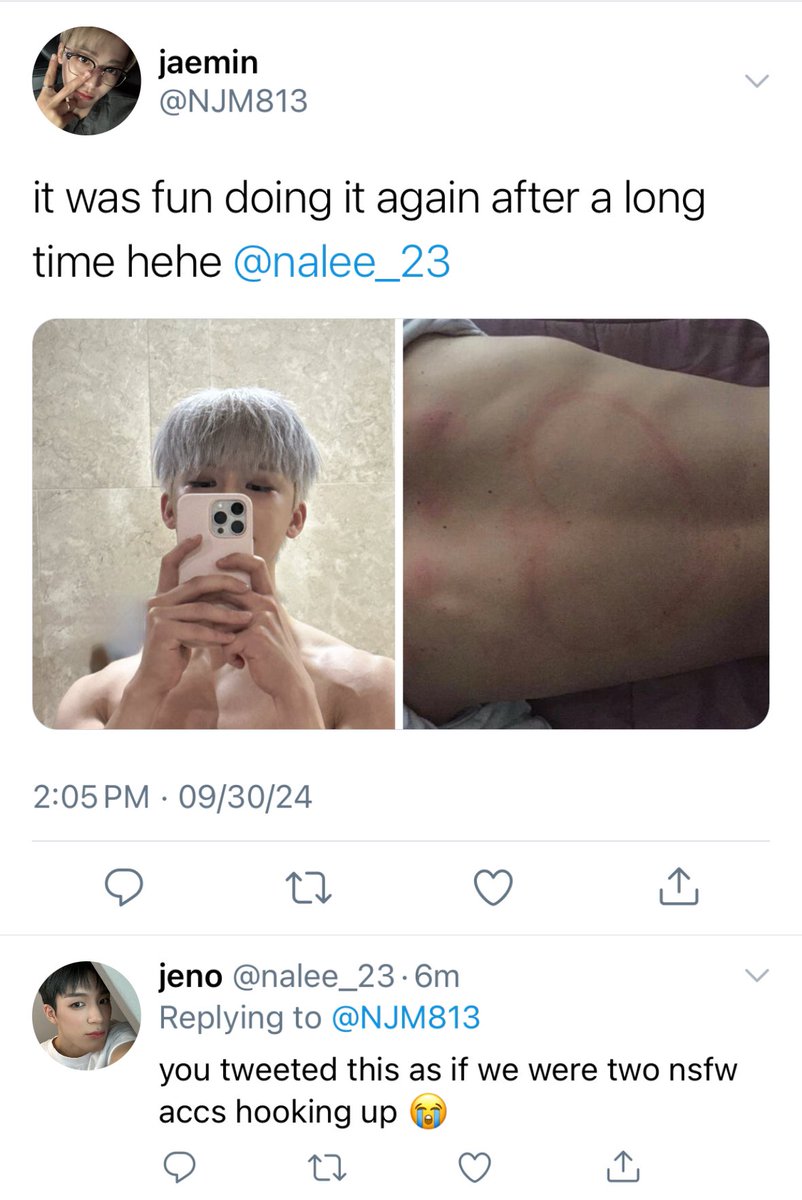nanomter's tweet photo. (thin ice) slight 🔞
clearly jm dgaf abt his digital footprint https://t.co/fBDzj2q9so