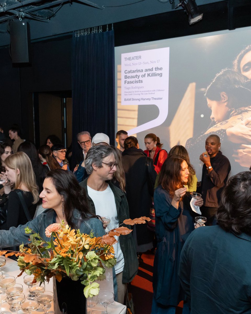 Friday was the opening night of our Crossing The Line Festival! <a href="/april_matthis/">April Matthis</a> performed Jérôme Bel in "Jérôme Bel (2021)", his auto-bio-choreo-graphy, with a special appearance by Catherine Gallant. Here are some photos of our opening night!