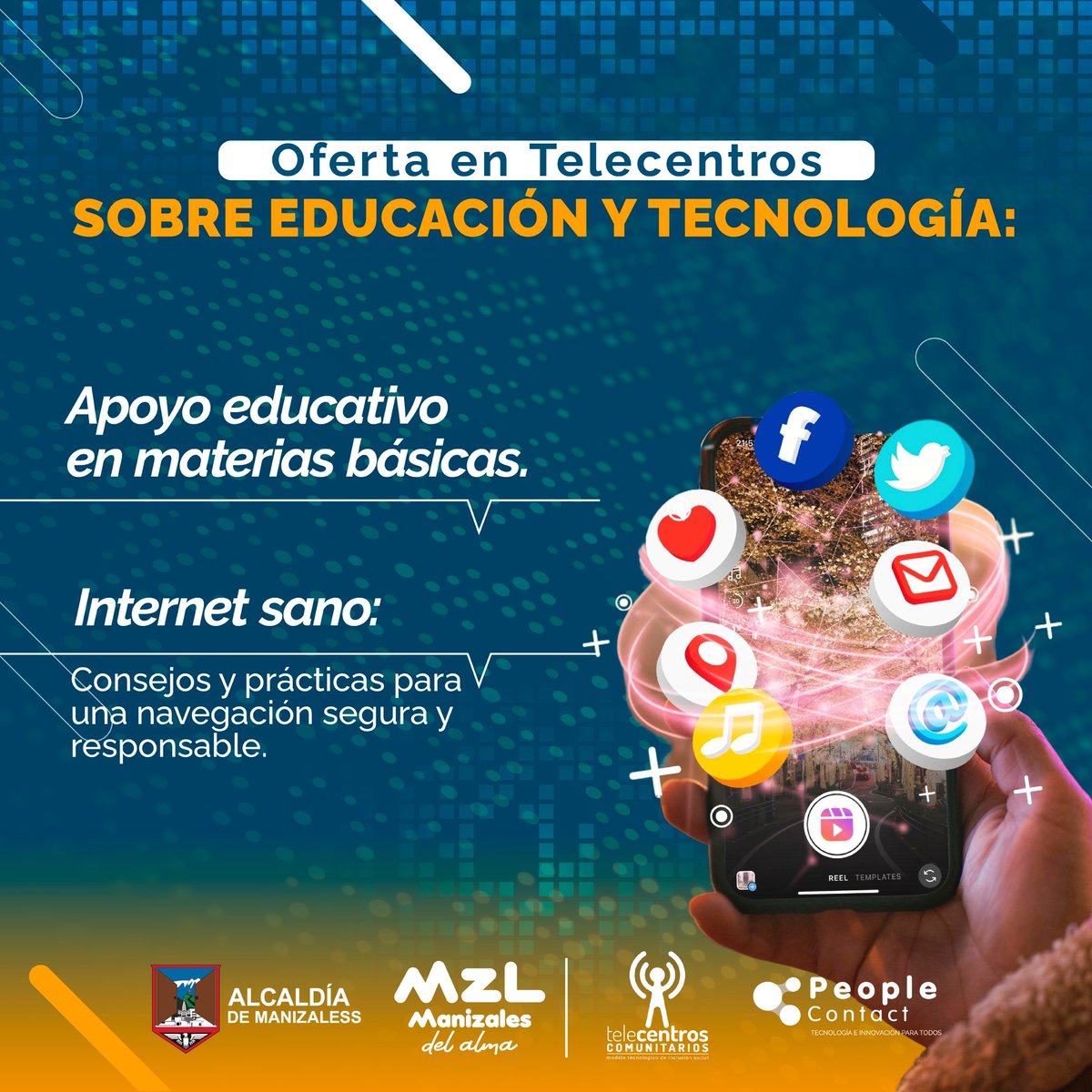 Si te gusta la tecnología, utiliza nuestros Telecentros para aprender sobre internet, literatura y otros apoyos educativos.
#ConexiónConLaComunidad