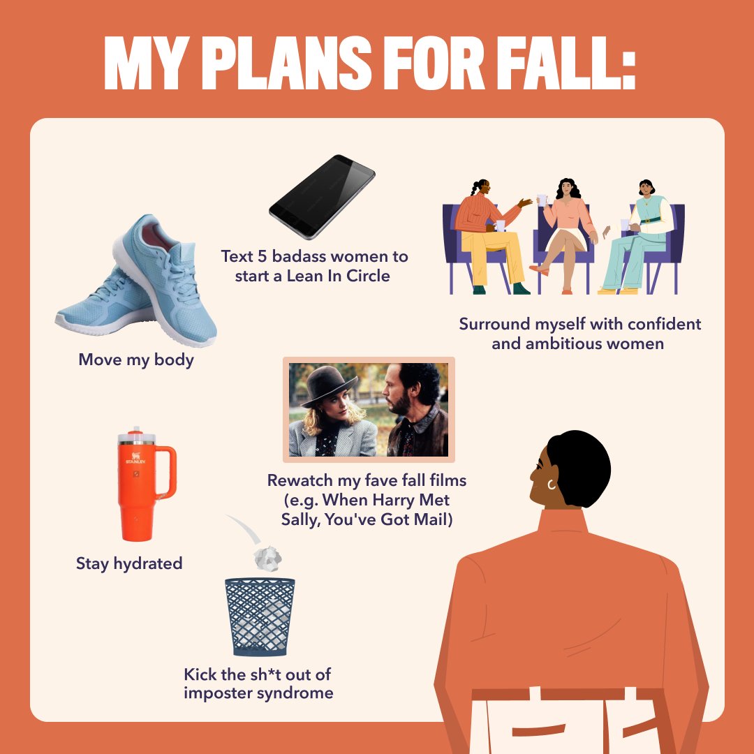 LeanInOrg's tweet photo. With today being the last day of Q3, we’re ready to dive into the cozy season and close out this year feeling accomplished.

If you have any 2024 goals you could use motivation to complete, start a Lean In Circle to feel more empowered and supported: https://t.co/goGzIFCAuy https://t.co/WwucDkRtqO