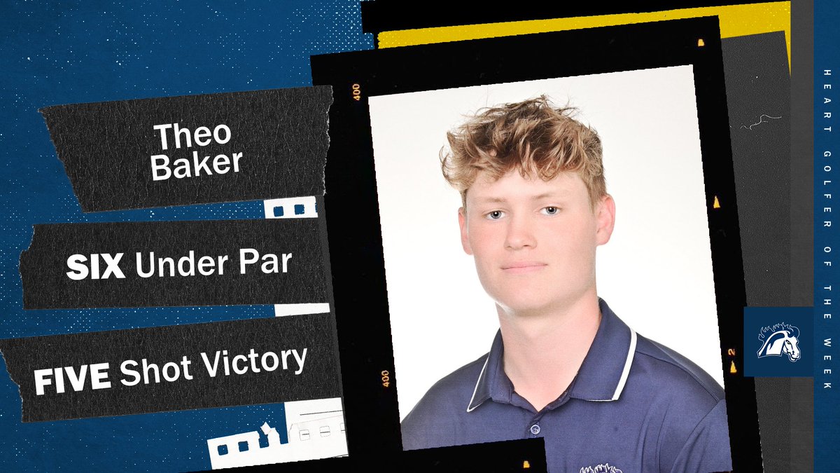 Go_Mustangs's tweet photo. MGOLF | After winning the NAIA National Preview last week at TPC Deere Run, Mustang men's golfer Theo Baker has been named the Heart Men's Golfer of the Week! #MMUmgolf https://t.co/SHW5i7Sb0y