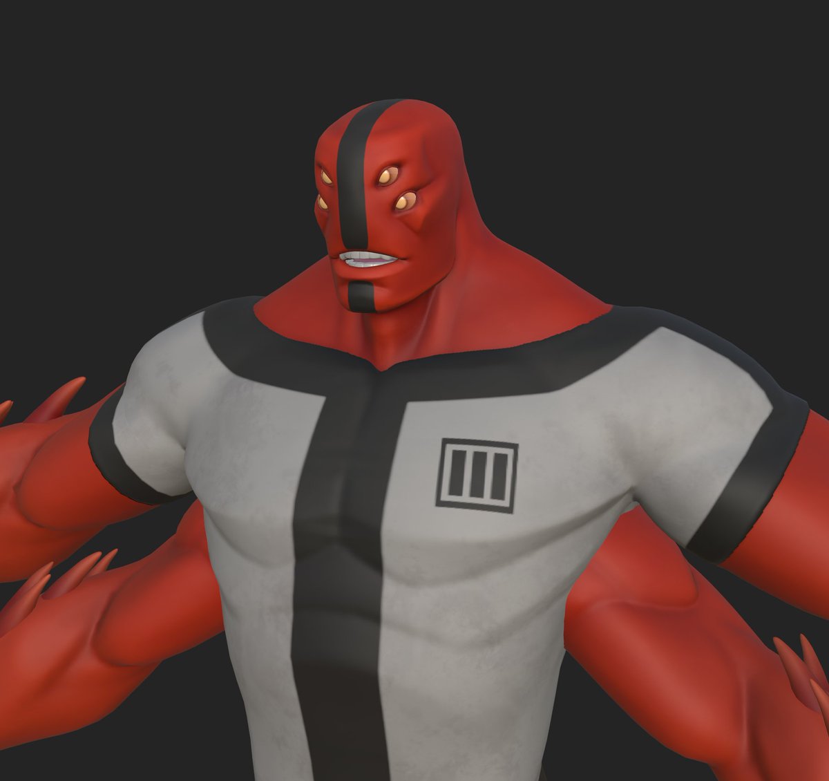 trevital237's tweet image. #ben10 #4arms #omnitrix #textures #3D #substancepainter #alien #cartoonnetwork #model #3DCW #toldby3 #fourarms