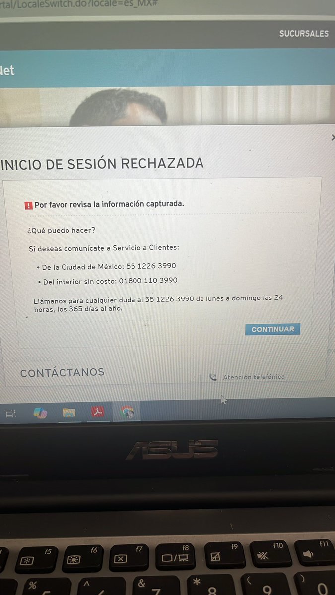 zyanur0's tweet photo. @BsmartCitibmx Estoy en Canadá y mi inicio de sesión está siendo rechazada https://t.co/GpyZiBMMzQ