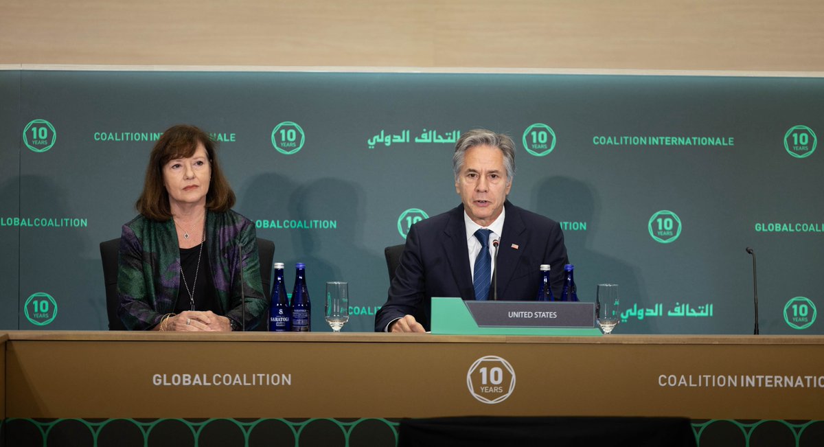 For last 10 yrs, 🇩🇰 has been a proud member of <a href="/Coalition/">The Global Coalition</a> to defeat ISIS. <a href="/DKambUSA/">Jesper Møller Sørensen 🇩🇰</a> &amp; <a href="/AdamRavnkilde/">Adam Ravnkilde</a> participated in D-ISIS ministerial meeting to reinforces a powerful message: 🇩🇰 along w its Coalition partners, remains unwavering in the united fight against terrorism!