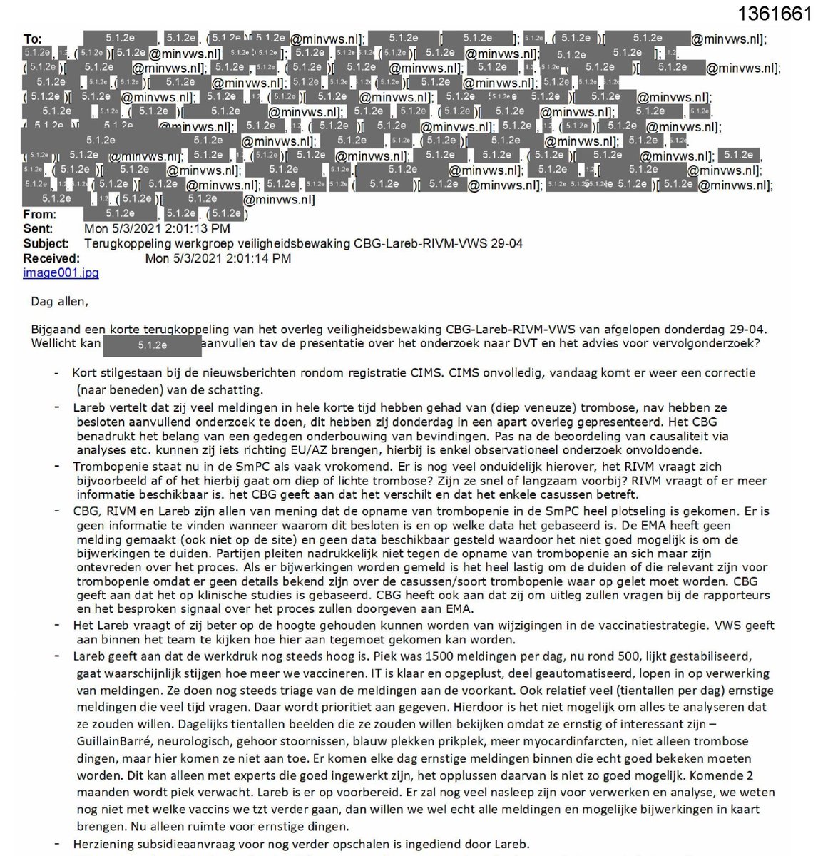 Ik zit even zonder woorden. En dat gebeurt niet vaak. 

Dit is #crimineel. Wij en onze kinderen zijn gewoon niet veilig bij deze malafide overheid en deze misdadige instanties. Lees het zelf. 

Geen woorden. Echt geen woorden. 

#vaccins #vaccinatie #COVID19