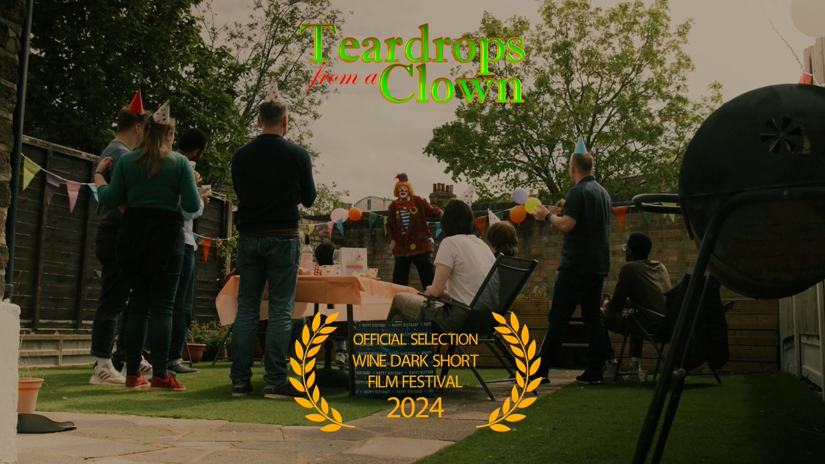 mmmediateam's tweet photo. Excited to share the screening date for #TeardropsFromAClown as part of the Official Selection for Wine Dark Short Film Festival! 🎦🎞️🎬

SUNDAY 6th OCTOBER 14:20pm as part of the “FILM SELECTIONS: UNHEARD VOICES” (1pm Slot)

Tickets can be bought here:
https://t.co/LhZpiJ0ZrE https://t.co/t39YRKa5EA