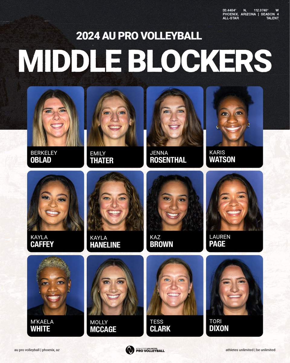 the 2024 AU Pro Volleyball Middles 🤩

#AUProVB