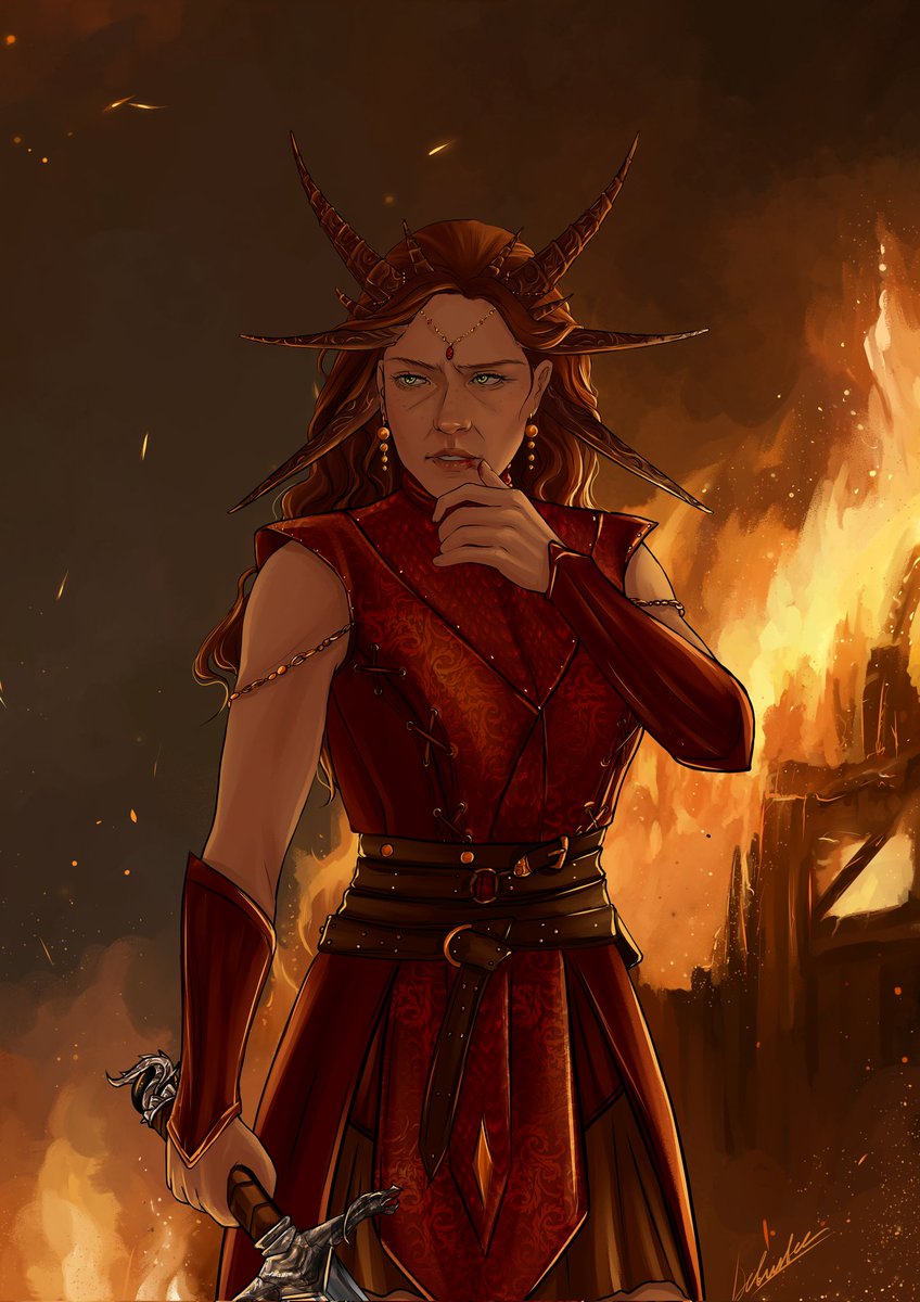 Meleys, dragon humanization part 2/3💙