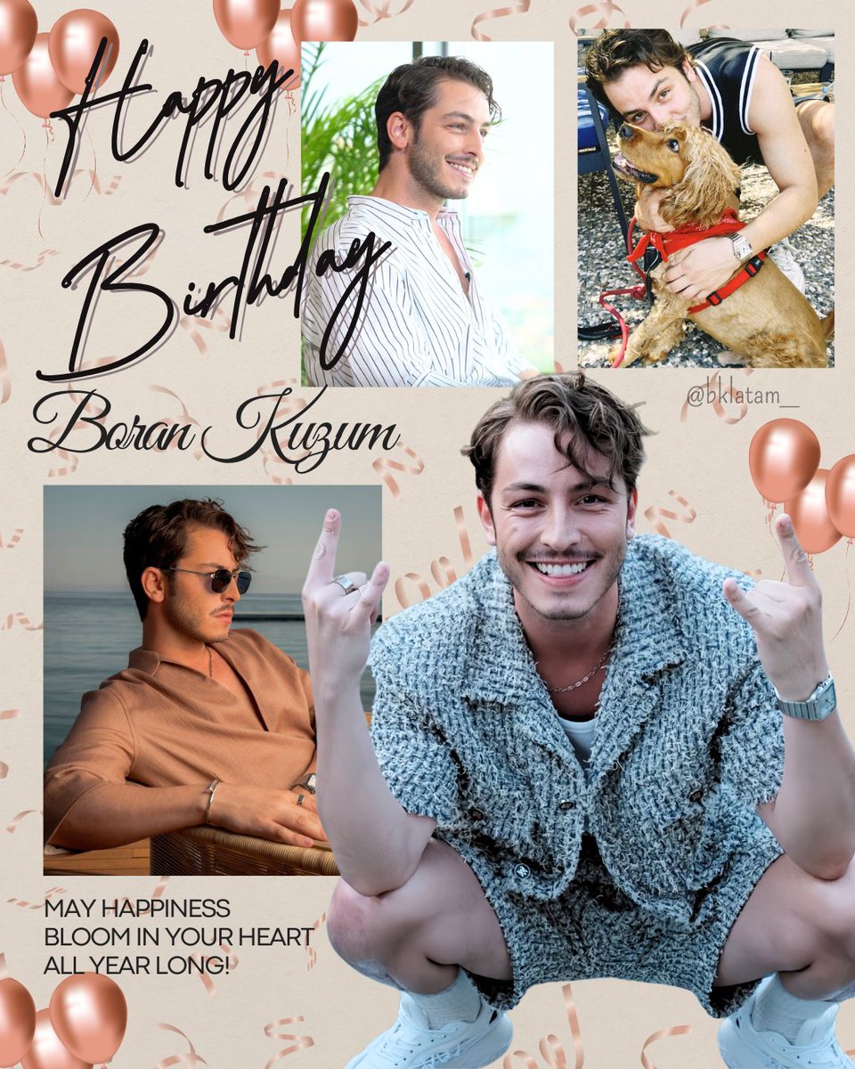 bklatam_'s tweet photo. ¡Feliz cumpleaños Boran!!! 🎂🥂✨️
Que la felicidad te acompañe siempre y sea aún mayor de lo que ya es, nunca dejes de sonreír. 
Deseo que tu vida esté repleta de  buenos momentos y el éxito siempre esté en tu camino 🥹🫶🏼
#BoranKuzum https://t.co/0VLQPp5iiu