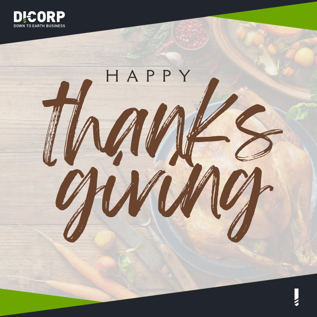 Di-Corp locations in Canada will be closed Monday, October 14th to celebrate Thanksgiving. On-call service will be available.
#DiCorp