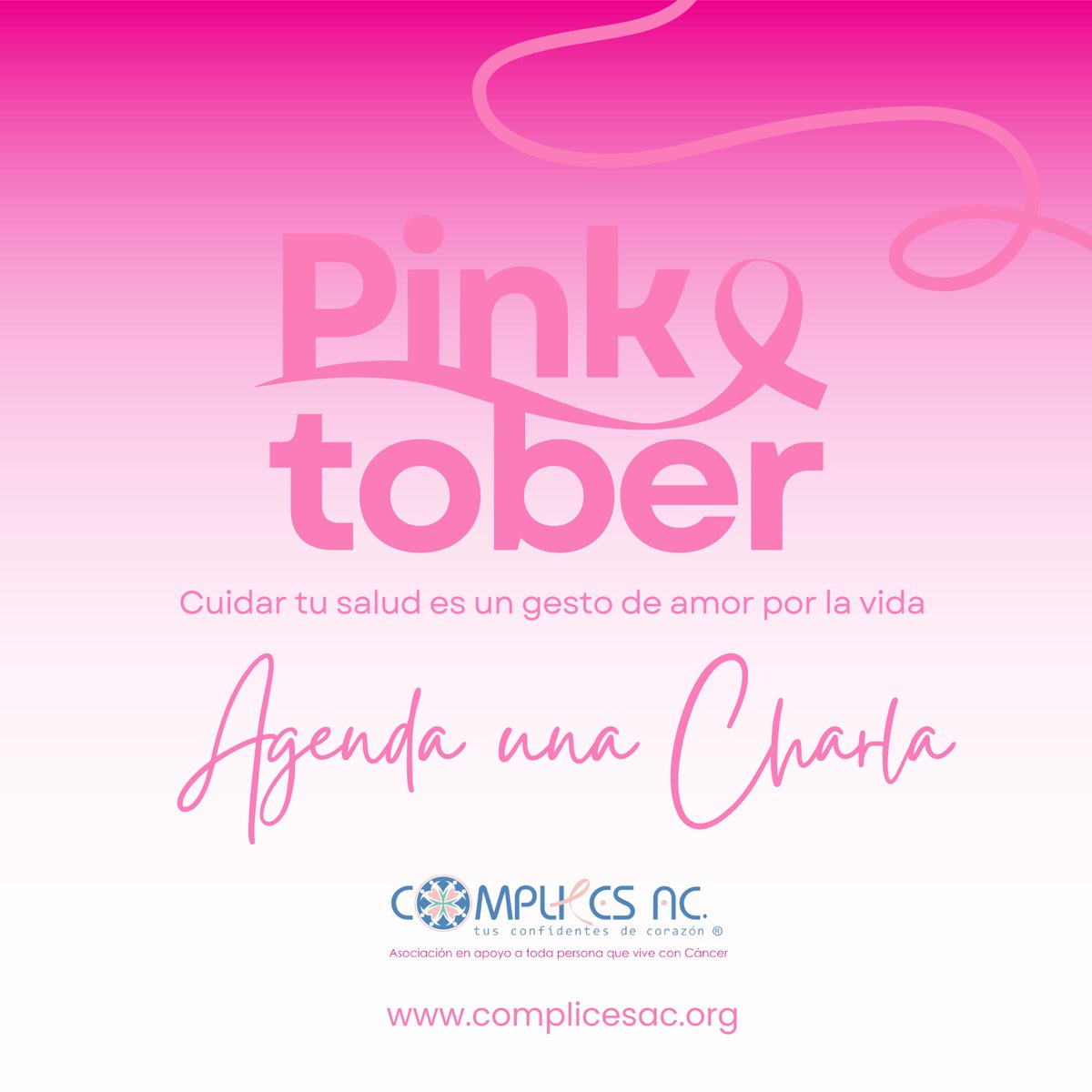 Complices AC | Pinktober agenda tu charla 🌸 - mailchi.mp/a9838708a94e/c…