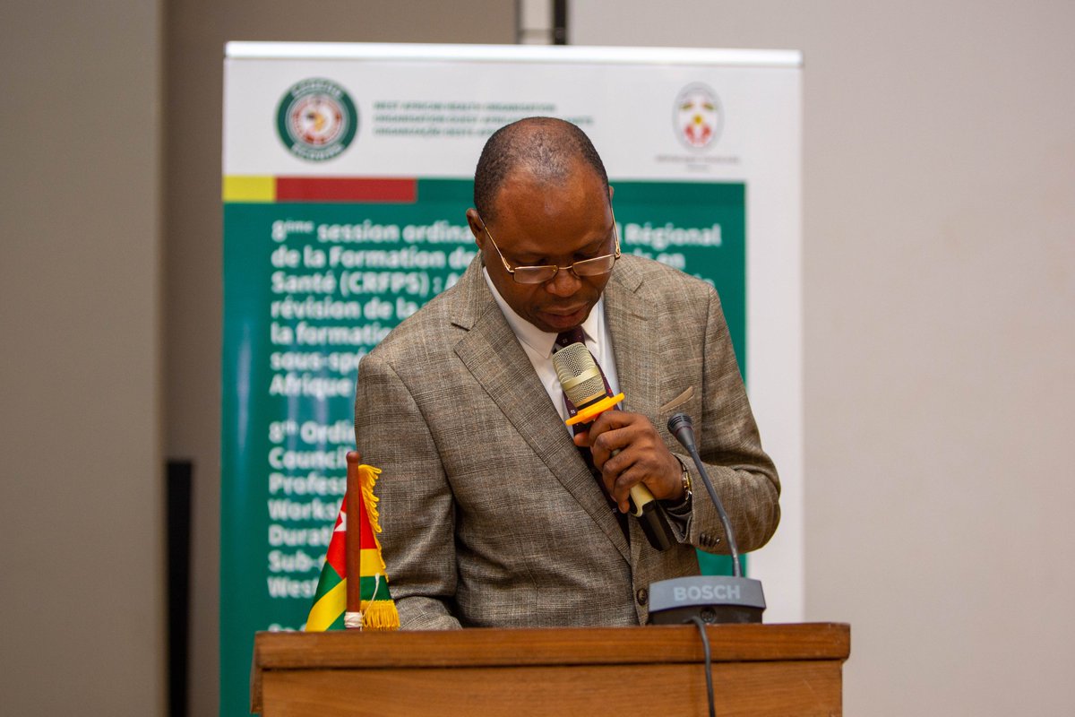 OoasWaho's tweet photo. Lomé, Sept 30 to Oct 4, 2024 - The 8th Ordinary Session of the Regional Council for the Training of Health Professionals #CRFPS opens! This key event focuses on revising procedures & duration of medical training across West Africa. #ECOWASHealth #WAHO #MSHPTogo #HealthTraining https://t.co/EBKZFTw8rF