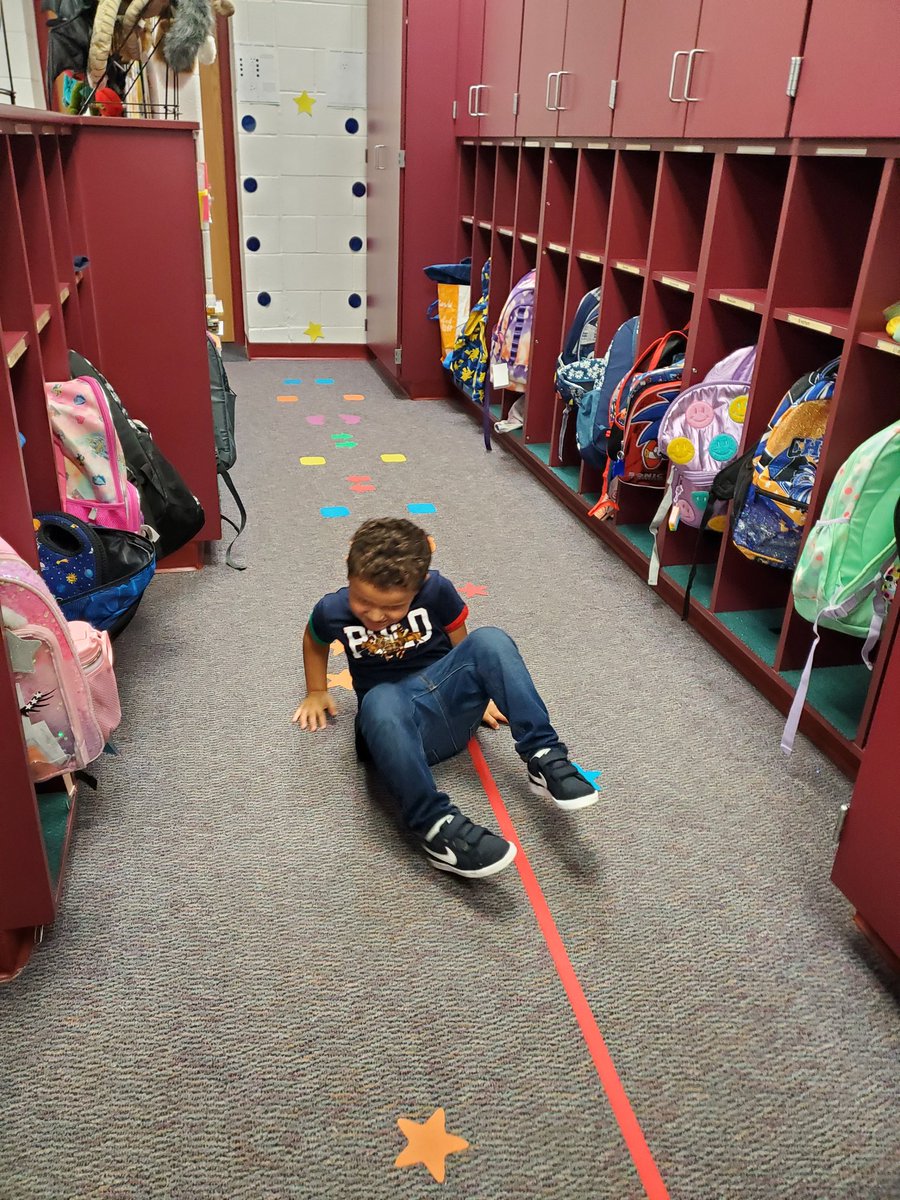 We are loving the new sensory path that Mrs. Sperano set up for us!! ❤️👣 <a href="/WestIrondequoit/">West Irondequoit CSD</a> #Listwood