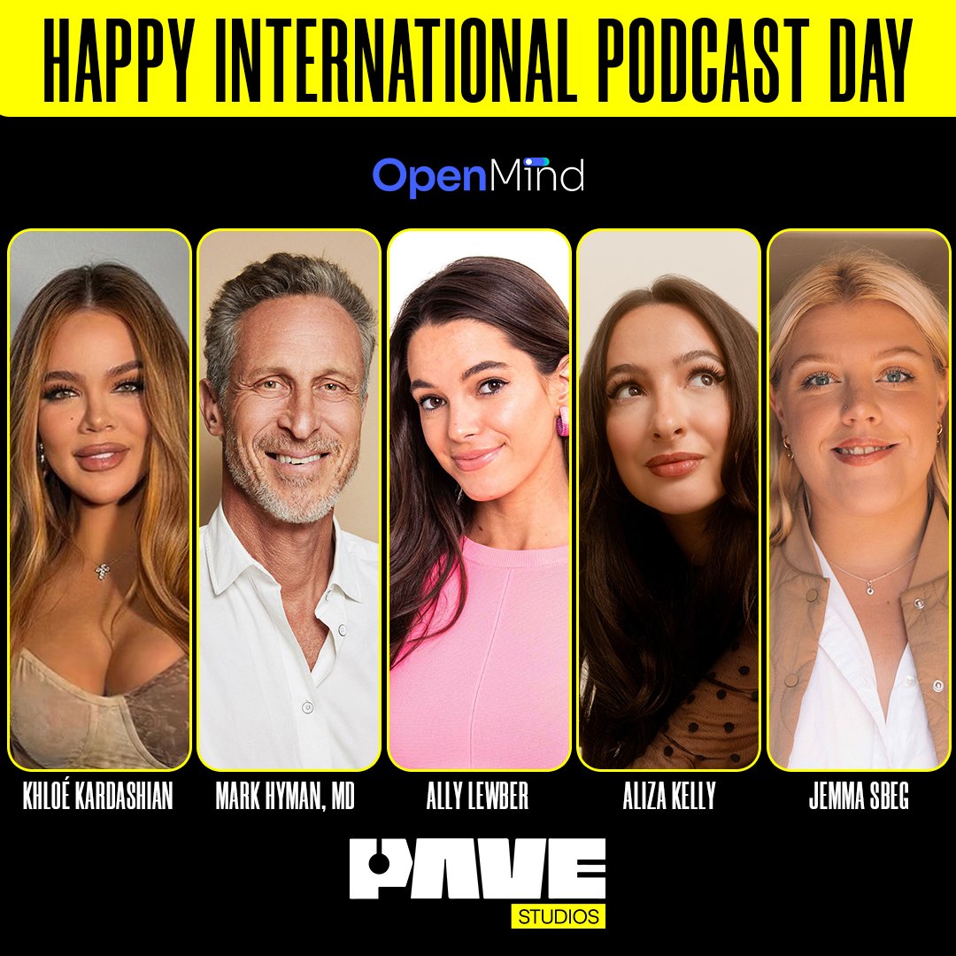 If you haven’t already, this is your sign to listen to podcasts today 🎙️ #InternationalPodcastDay