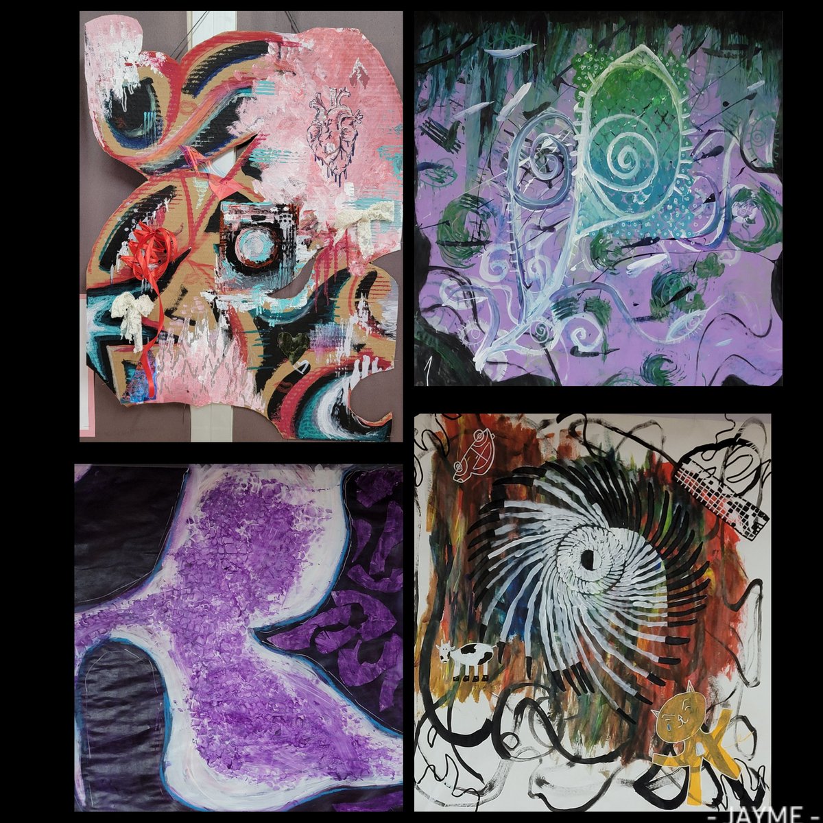 ••Art 2 &amp; 3 Expressionist Pieces•• 

💜