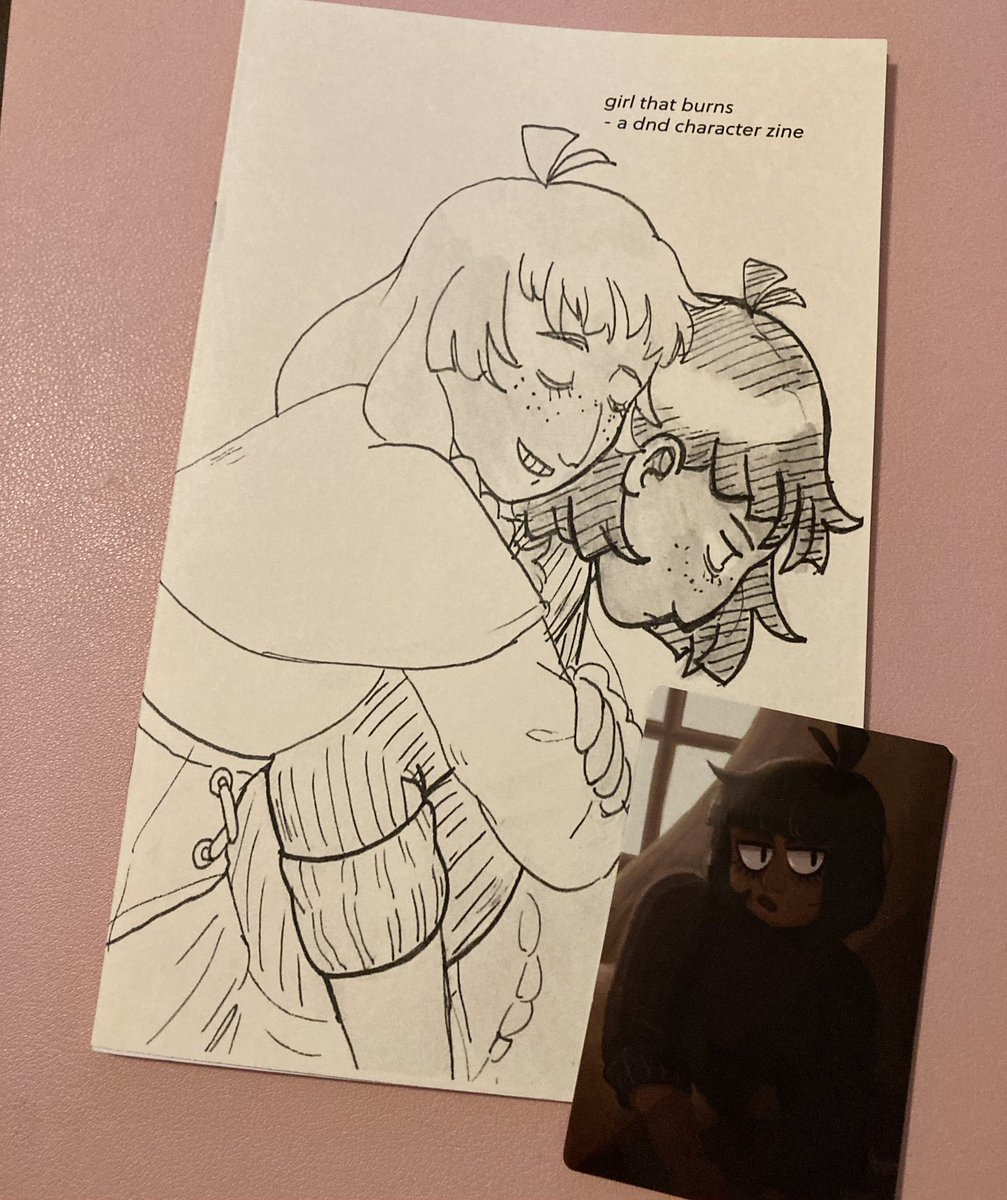 perryseity's tweet photo. I put together some very special zines for my very favorite characters … a compilation of old and new art for both of them! I’ll have them at the zine fest this weekend. I don’t know if they’re worth selling online (I didn’t print that many) but   We’ll see. https://t.co/hDbWJw9hl2