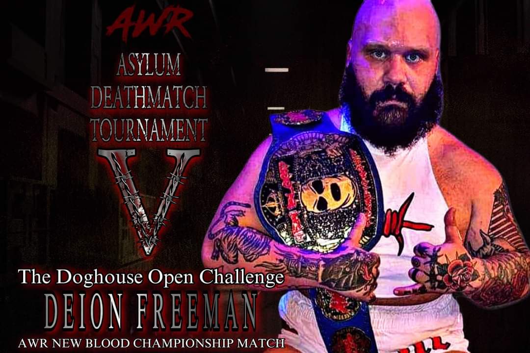 THIS FRIDAY Indianapolis, IN. <a href="/AWRLIFE/">AWR - Asylum Wrestling Revolution</a> "Asylum Death Match Tournament V" w/ <a href="/EricDillinger5/">Eric Dillinger</a> #KavronKanyon <a href="/GGJacobs69/">QUEERBILLY</a> <a href="/CarnivoreRhor/">Remington Rhor</a> <a href="/HoodFoot418/">HF</a> @chetrippley #AidanBlackheart <a href="/meandickmichael/">Mean Dick M.</a> #Tyler_Lydol #JordanDye #DeionFreeman &amp;MORE