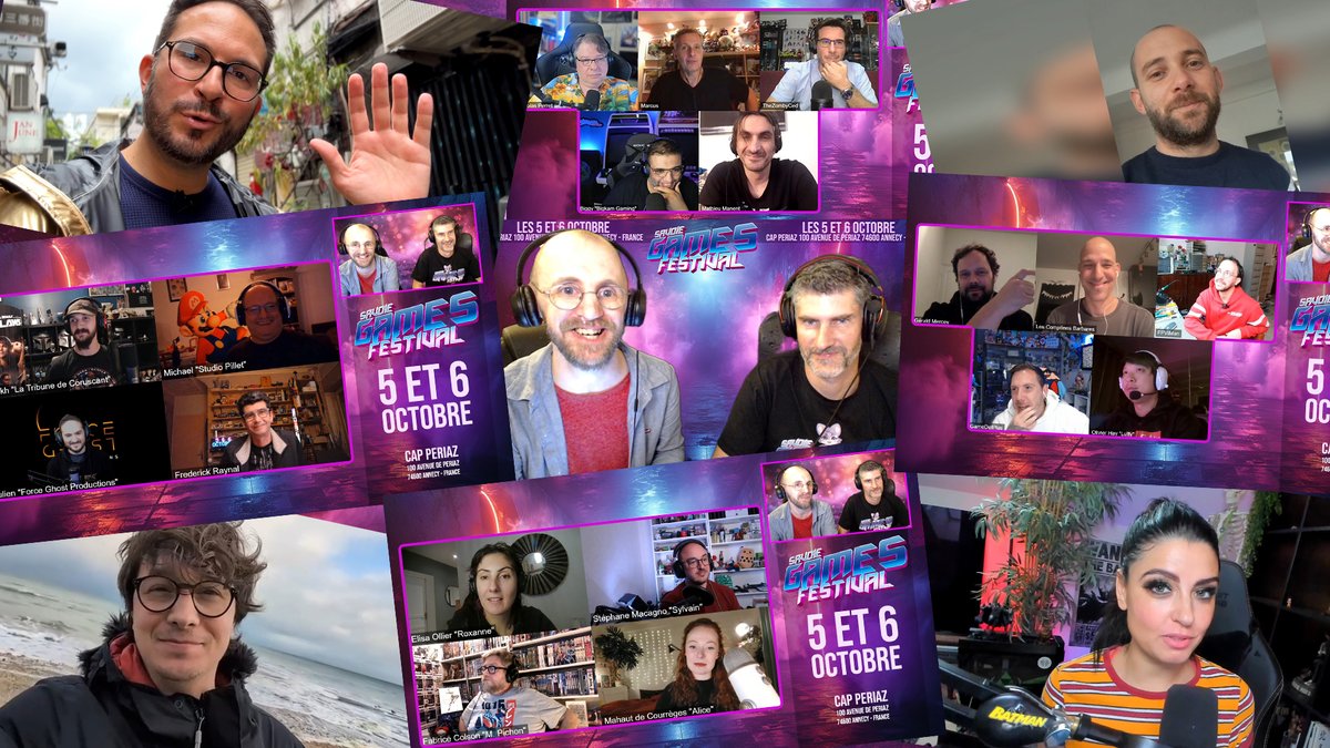 Un GRAND merci à tous d’avoir été si nombreux pour célébrer le SAVOIE GAMES FESTIVAL ❤️ J’espère que vous avez aimé !
Merci aux invités en visio/vidéo, qui j'éspère, on passé aussi un beau moment🙏
Et merci à Bertrand du <a href="/SRGfestival/">SAVOIE RETRO GAMES</a>, sans qui ce live fou n'aurait pas eu lieu 💪