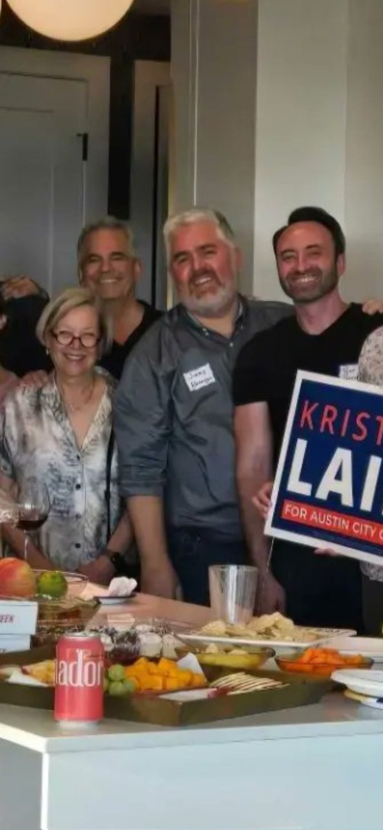 gumppinatx's tweet image. Austin #D6 candidate @kristaforaustin recently had a fundraiser in which the worst mayor in Austin's history Steve Adler was a guest. Also there was former council Member Jimmy Flannigan. Both voted to defund the police and remove the camping ban. Who would want a repeat of that