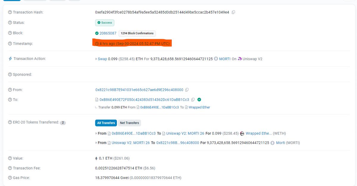 PenguinOfCrypto's tweet photo. Click baitini seviyim dostum @blocashmain.

Bu arkadaşımız gerçek @morti token yerine honey pot token alıp  tongaya düşmüş.
🔗https://t.co/aNBHvdbULS

Aşağıda da gördüğünüz gibi botun gösterdiği miktar ile aynı zaten tx hash onu da buraya bırakıyorum.

🔗https://t.co/AfIeaDLOat https://t.co/aDMLytWV5i