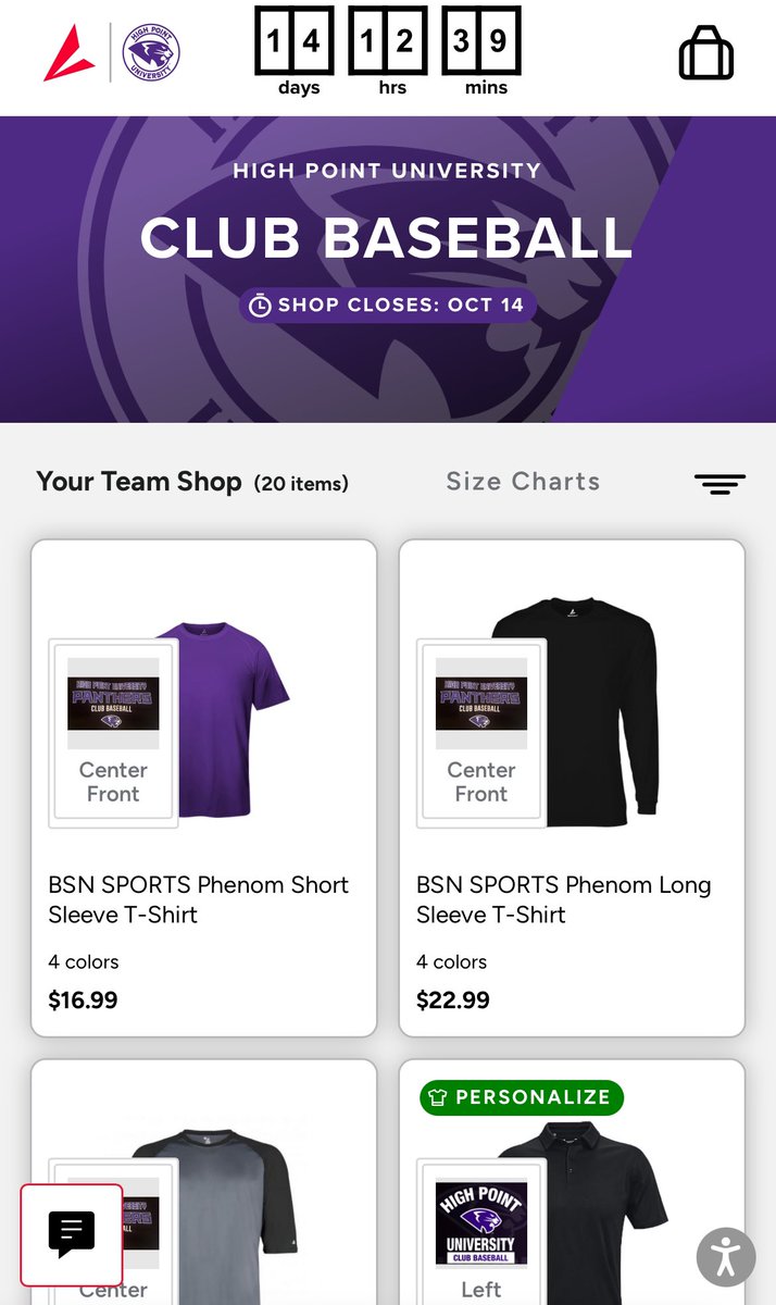 Check out our team store!
Open until October 14

bsnteamsports.com/shop/vE6UHWqUW…